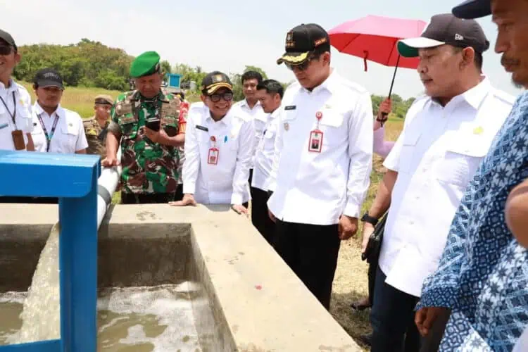 Pj Bupati Tangerang Resmikan Irigasi Permukaan Daerah Irigasi 1, 2 dan 3 di Kecamatan Kemiri