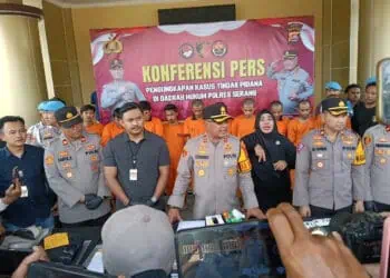 Tim Polres Serang Ringkus 10 Pelaku Kejahatan, 5 Diantaranya Terpaksa Dilumpuhkan
