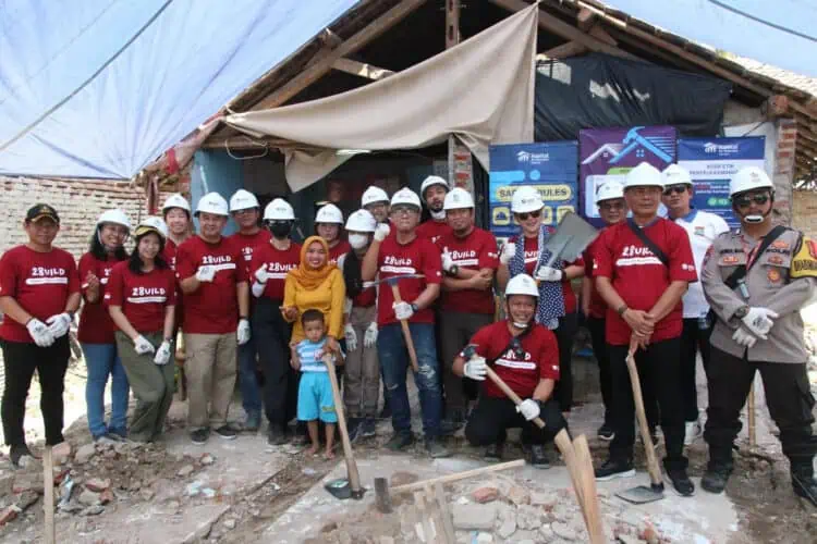 Yayasan Habitat Of Humanity Indonesia Perbaiki 71 Rumah Tak Layak Huni di Mauk
