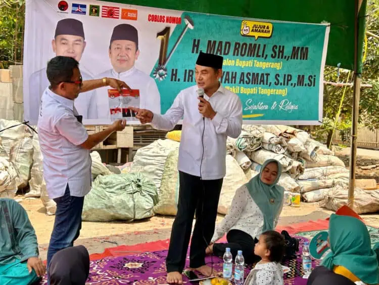 Calon Bupati Tangerang Mad Romli: Sebelum Nyoblos Nomor 1, Ucapkan Bismillahirrahmanirrahim