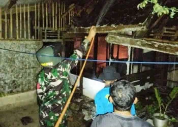 Ditinggal Pergi, Rumah Warga Angsana Pandeglang Ludes Terbakar
