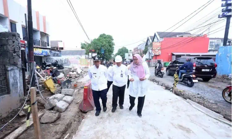 Pj Wali kota Nurdin Minta Perumda TB Percepat Pengerjaan Pemasangan Pipa di Jalan KS Tubun Karawaci