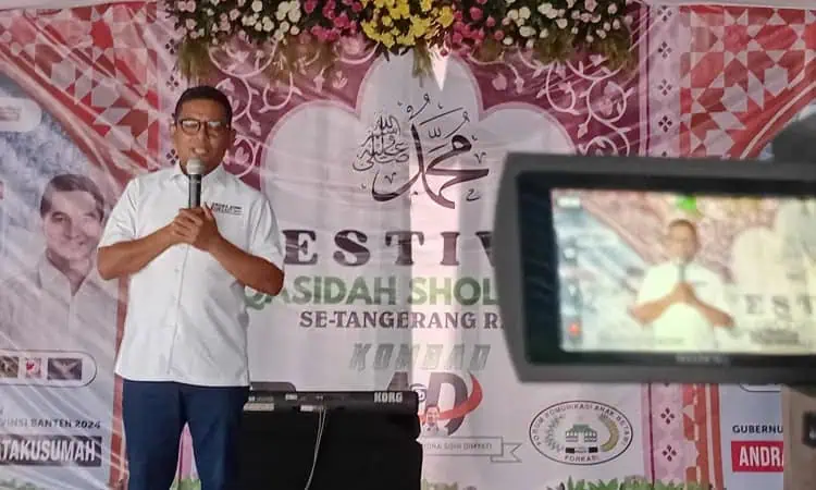 Calon Gubernur Andra Soni Acara Festival Qasidah Salawat Se Tangerang Raya