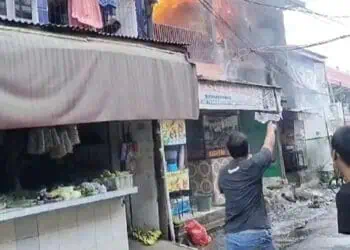 Gas Bocor, 3 Bangunan Kios di Jatiuwung Ludes Terbakar