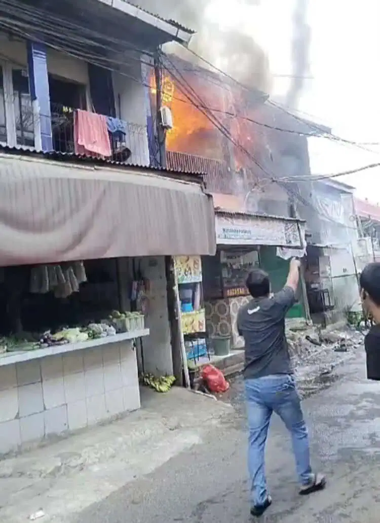Gas Bocor, 3 Bangunan Kios di Jatiuwung Ludes Terbakar