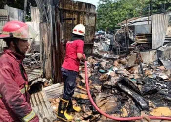 Gas Meledak, Warkop dan Lapak Barang Bekas Terbakar di Serpong Utara