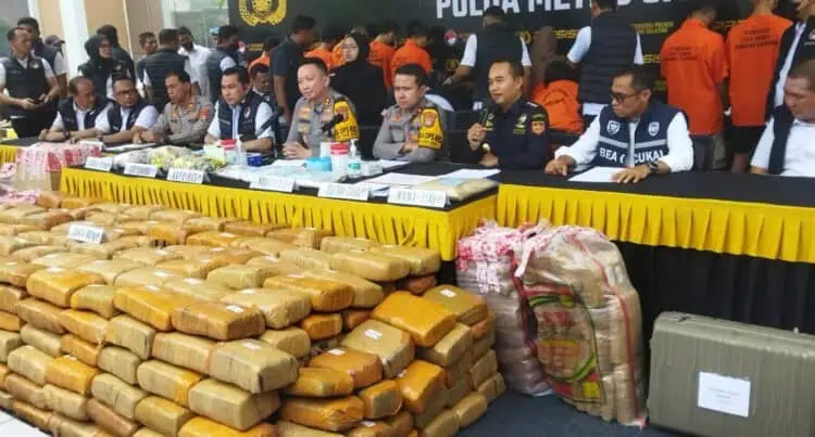 Polres Tangsel Ungkap Tiga Kasus Narkotika Jaringan Internasional Dalam Dua Bulan