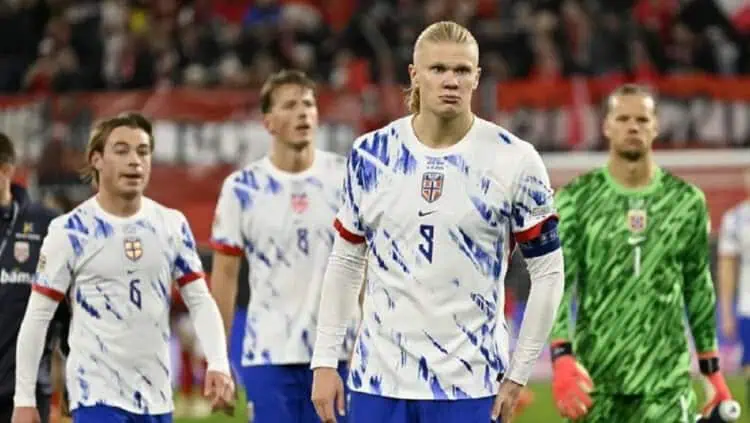 Norwegia Tak Berdaya, Haaland Minta Maaf