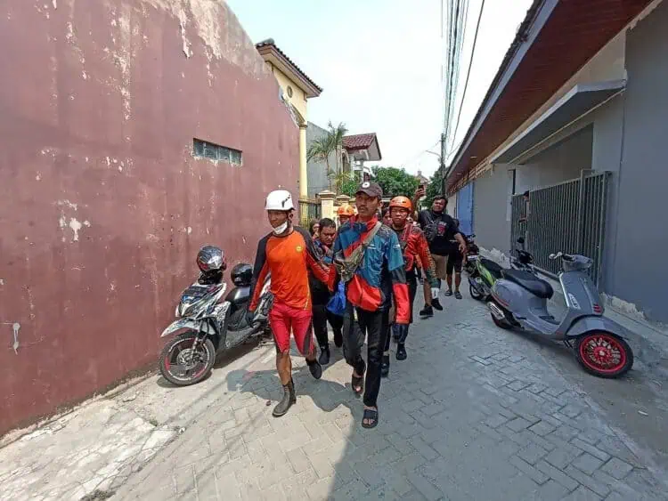 Pencarian Hari Ke-7, Balita yang Hanyut di Ciledug Ditemukan Tak Bernyawa