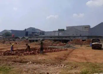 Begini Progres Pembangunan Alun-Alun Ciledug