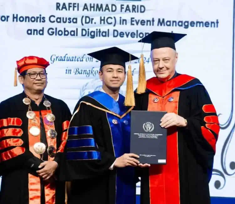 Netizen Heboh Soal Gelar Doktor Honoris Causa untuk Raffi Ahmad, UIPM Buka Suara
