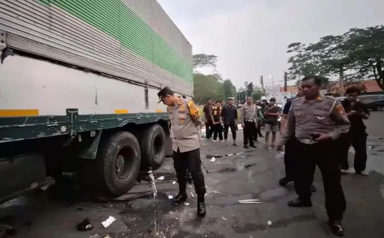 Jadi Tersangka, Sopir Truk yang Ugal-ugalan Dinyatakan Positif Narkoba