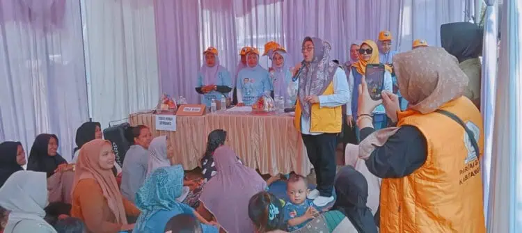 Ramai-ramai, Kaum Hawa di Pagedangan Doakan Intan Jadi Wakil Bupati Tangerang