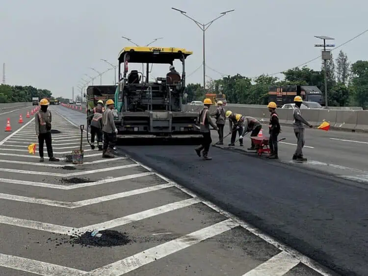 19 Titik di Ruas Tol Tangerang - Merak Dilakukan Rekonstruksi dan Pelapisan Ulang