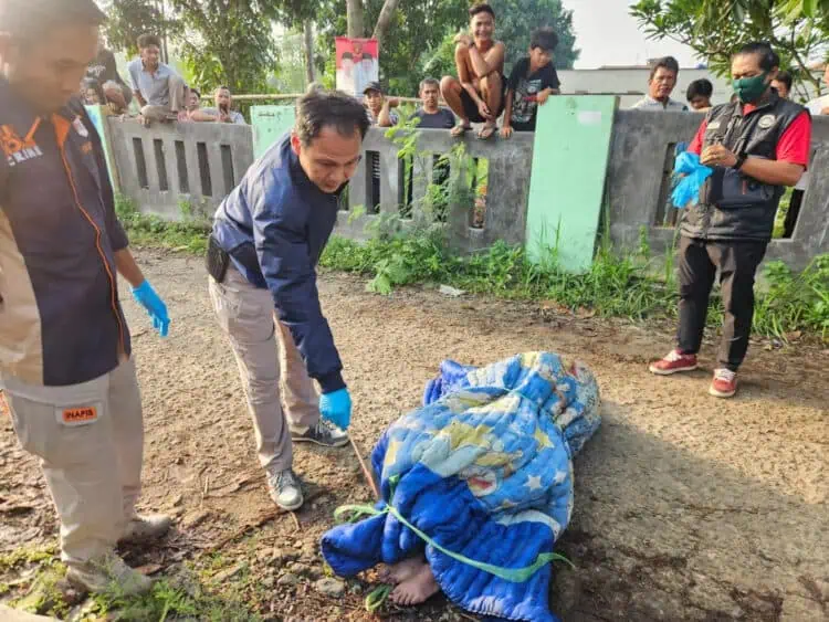 Heboh Penemuan Mayat Terbungkus Kasur di Cikupa, Polisi Bergerak Cepat Datangi TKP