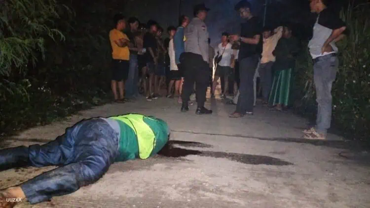 Driver Ojol Ditemukan Tewas Bersimbah Darah Kabupaten Tangerang