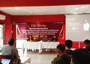 Gelar Coffe Morning, KPU Kabupaten Tangerang Sosialisasikan Pilkada 2024 kepada Wartawan
