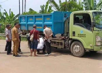 Truk Sampah Dinas Lingkungan Hidup Tangsel Lindas Pemotor Hingga Tewas