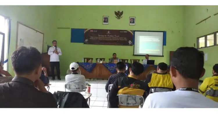 Driver Online Maxim Pandeglang Diberi Pemahaman Pilkada Serentak, Ini Tujuannya