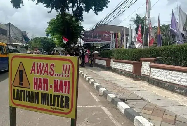 Gandeng Tentara, KPU Kota Tangerang Gelar Simulasi Aksi Massa Selama 5 Hari