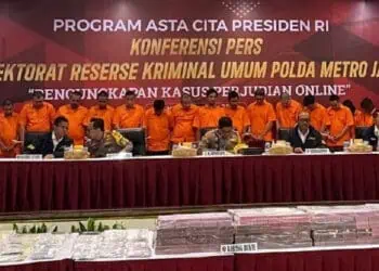 Ini Peran 24 Tersangka Kasus Judi Online Terkait Komdigi