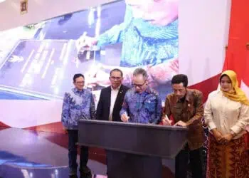 Pembukaan Kantor OJK Provinsi Banten, akhir pekan kemarin. (ISTIMEWA)