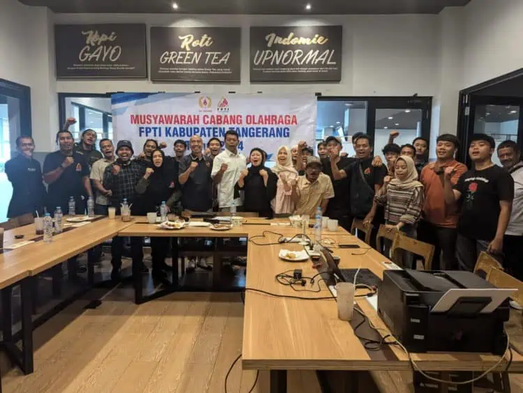 Terpilih Aklamasi, Suranto Pimpin FPTI Kabupaten Tangerang