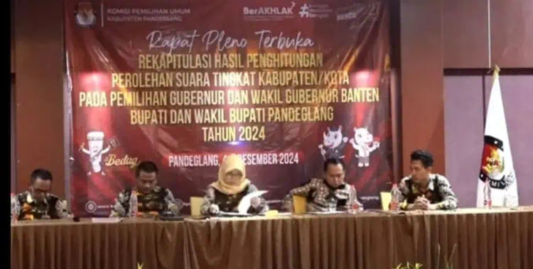 Raih 434.856 Suara Sah, Dewi - Iing Unggul di Pilkada Pandeglang Tahun 2024