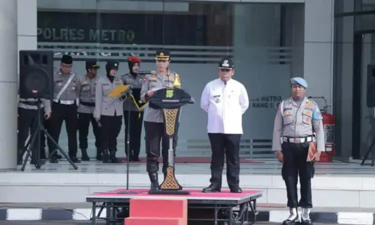 Libur Nataru, Polres Metro Tangerang Kerahkan Ribuan Personel Pengamanan