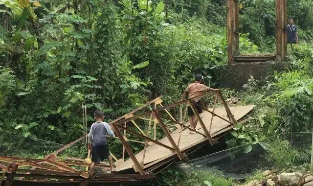 Perbaikan Jembatan Gantung Ambruk di Lebak Ditolak Warga, Ini Alasannya