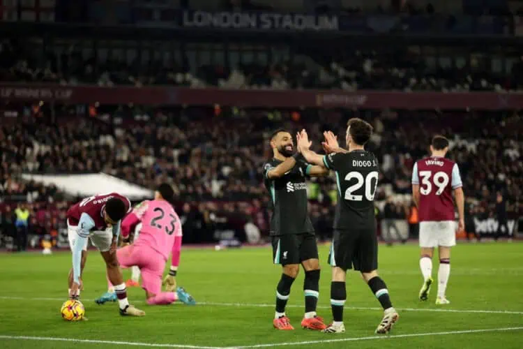 West Ham 0 vs Liverpool 5, Salah Terus Menyala
