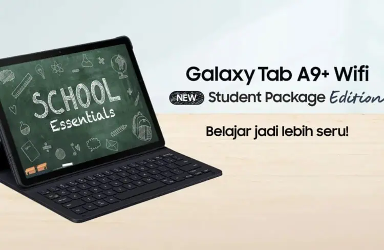 Galaxy Tab A9+ Student Package Edition, Tablet Belajar Unggulan untuk Anak