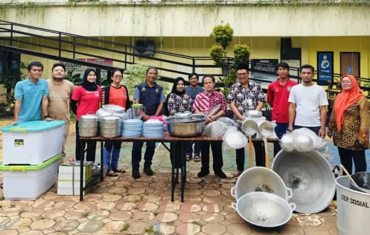 Dinas Sosial Kota Tangerang Cek Dapur Umum Bencana dan Stok Bantuan