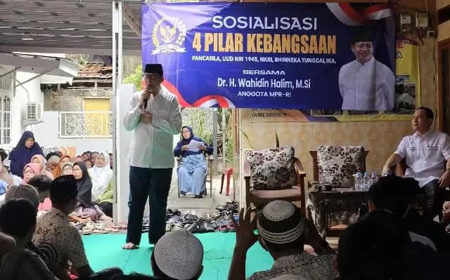 Anggota DPR/MPR RI Wahidin Halim Gelar Sosialisasi 4 Pilar Kebangsaan