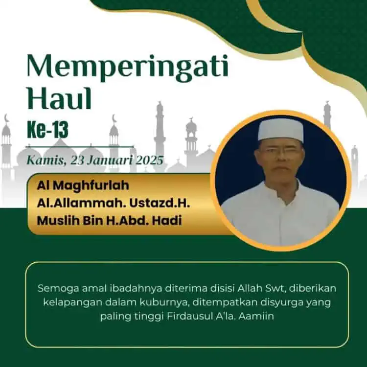 Yayasan Pendidikan Islam Al-Istiqomah Belendung, Gelar Haul ke 13 Tokoh Pendidikan Agama Kota Tangerang