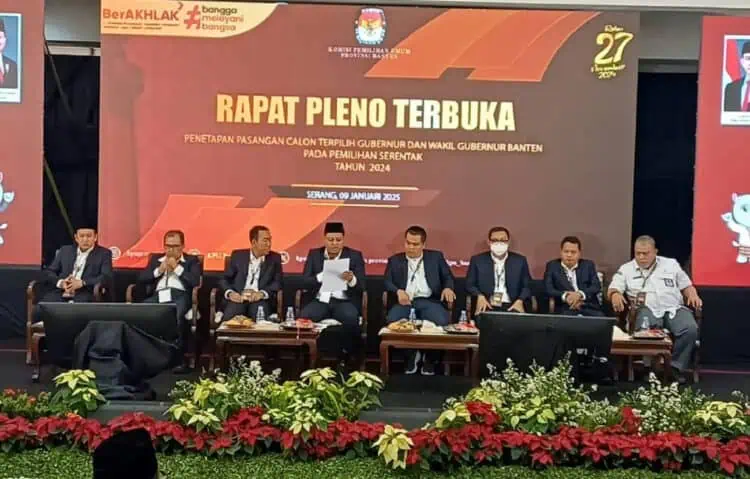 Sah! KPU Banten Tetapkan Andra-Dimyati Pemenang Pilkada Banten