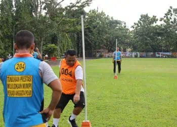 Polda Banten Gelar Tes Kesemaptaan Jasmani