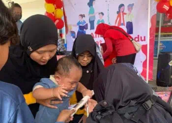 Tingkatkan Kesehatan Ibu-Anak Lebak, Alfamart di Hari Gizi Nasional Gelar Posyandu Gratis