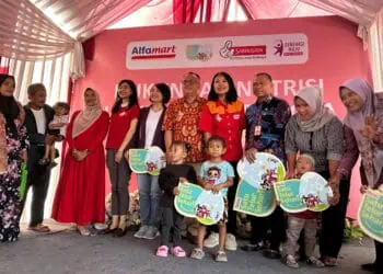 Alfamart dan Sarihusada Luncurkan Program Bantuan Nutrisi Untuk Anak Bangsa di Kabupaten Tangerang