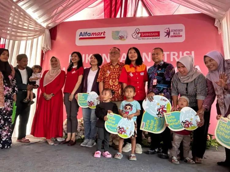 Alfamart dan Sarihusada Luncurkan Program Bantuan Nutrisi Untuk Anak Bangsa di Kabupaten Tangerang