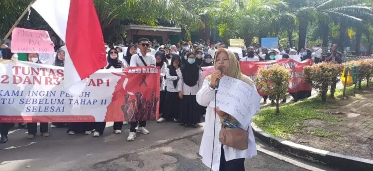 Puluhan Guru R3 Provinsi Banten Tuntut Keadilan