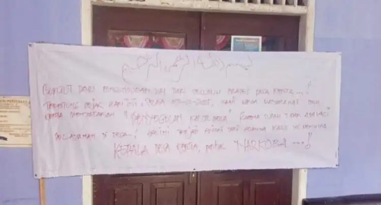Kembali Terjadi, Kantor Desa di Lebak Disegel Warga Lantaran Dugaan Narkoba Membelit Oknum Kades
