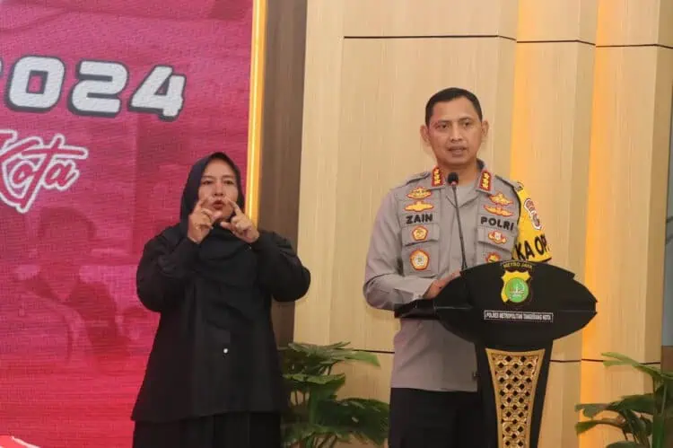 Polres Metro Tangerang Kota Catat Peningkatan Angka Kriminalitas Selama 2024 Hingga 894 Kasus
