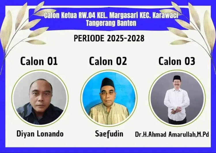 Gagal di Pilwalkot Tangerang, Amarullah Kini Dikabarkan Maju Sebagai Calon Ketua RW
