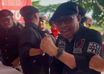 Setia pada Megawati, Kader PDIP Tangsel Cap Jempol Darah