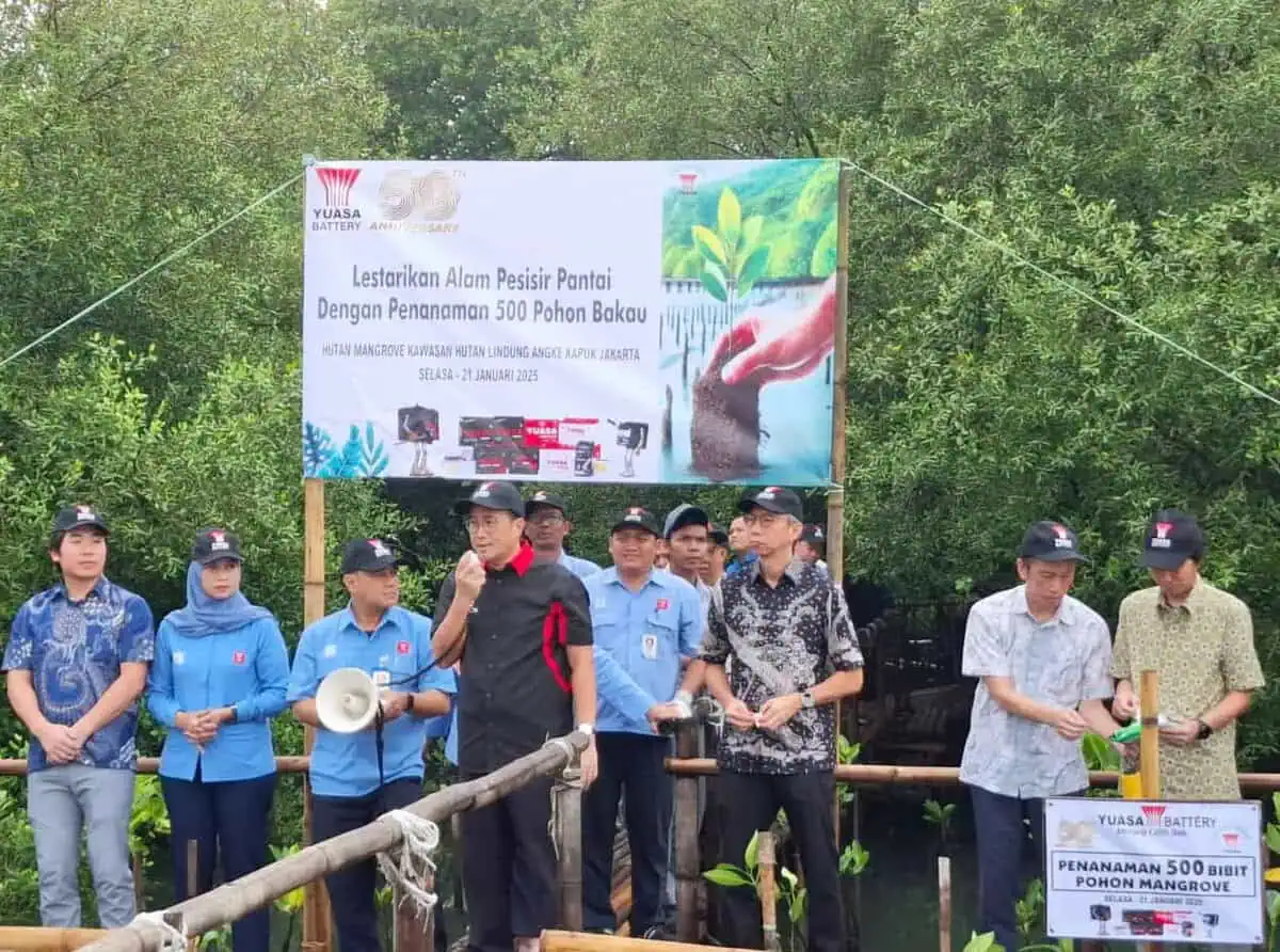 Peringati Anniversary ke 50 Tahun, PT Yuasa Battery Indonesia Tanam 500 Pohon Mangrove Peringati Anniversary ke 50 Tahun, PT Yuasa Battery Indonesia Tanam 500 Pohon Mangrove