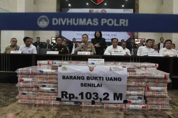 Cuci Uang Judi Online Jadi Hotel Aruss, Dua Orang Jadi Tersangka