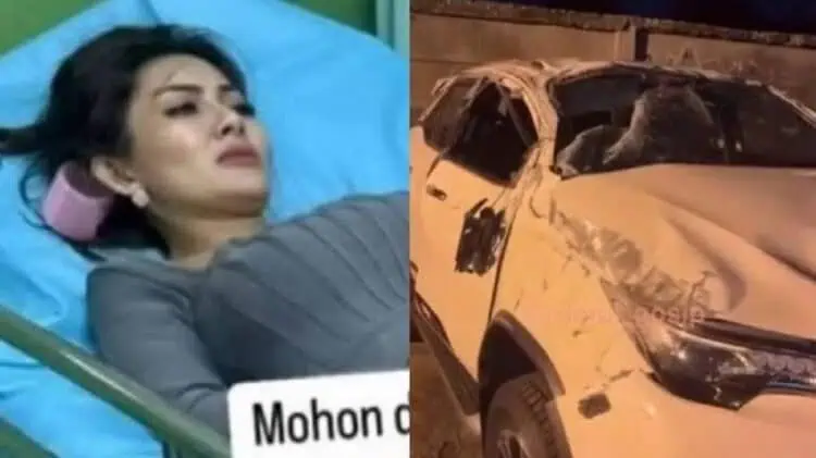 Delia Yasmine Tak Ingat Mobil Terguling di Tol