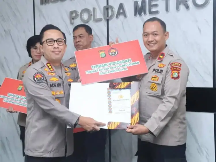 Humas Polresta Bandara Soetta Raih Penghargaan Videografi dari Polda Metro Jaya