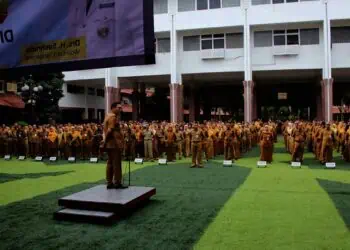 Hari Pertama Apel Sebagai Wakil Wali kota Tangerang, Maryono Wanti-wanti Pegawai yang Ngumpet di Ruangan